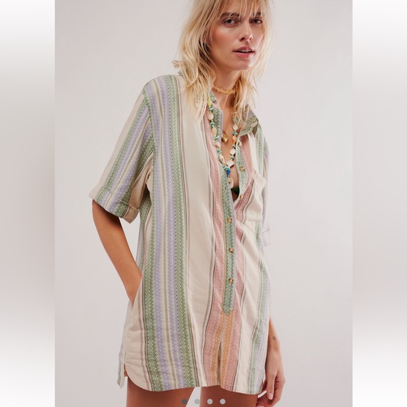 FREE PEOPLE • SUMMER HEAT ROMPER - Picture 3 of 4